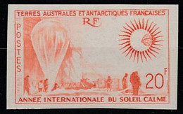 TAAF - Essai De Couleur P21 Année Internationale Du Soleil Calme - Imperforates, Proofs & Errors