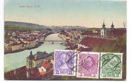 AK - PC - Stadt Steyr - Panorama - 1913 - Steyr