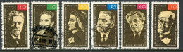 DDR / E. GERMANY 1965 Personalities (6)  Used. - Used Stamps