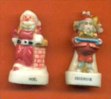 Lot De 2 Feves De Peres Noel - Geschichte