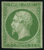 ** N°12 5c Vert, Petites Marges - B - 1853-1860 Napoléon III