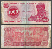 ANGOLA 1000 KWANZAS 1976 Pick 113 F (NT#08) - Angola