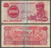 ANGOLA 1000 KWANZAS 1976 Pick 113 F (NT#08) - Angola