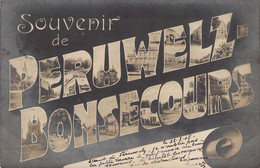 CPA Souvenirs De - PERUWELZ BONSECOURS - Dos Non Divisé - Greetings From...