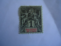 INDIA  FRANCE  COLONIES MLN   STAMP 1C - Sonstige & Ohne Zuordnung