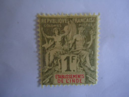 INDIA  FRANCE  COLONIES  MLN   STAMPS 1 FE - Other & Unclassified