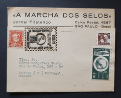 Brazil Brasil 1963 Cachet  Réunion Utilisation Réacteurs Atomiques De Recherche Brazil Use Of Research Nuclear Atomic - Atome