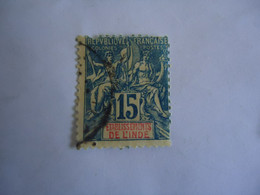 INDIA  FRANCE  COLONIES USED   STAMPS 15 - Sonstige & Ohne Zuordnung