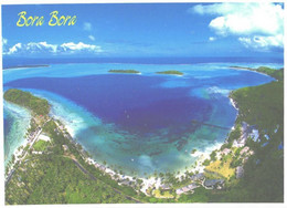 French Polynesia:Bora Bora Island, Bird's Aye View Of The Bora Bora Club Mediterranee In Paoaoa Bay - Polynésie Française