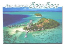 French Polynesia:Bora Bora Island, Bird's Aye View Of The Hotel Sofitel Motu - Polynésie Française