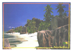 Seychelles:Beach, Anse Source D'Argent - Seychellen
