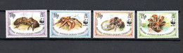 BIOT 1993 Set WWF/crabs/marine Life Stamps (132/35) MNH - Britisches Territorium Im Indischen Ozean