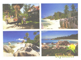 Seychelles:La Digue, Anse Source D'Argent, Anse Coco, Ox Cart - Seychellen