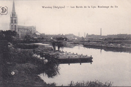 Wervicq  Wervik  Les Bords De La Lys  Rouissage Du Lin - Wervik