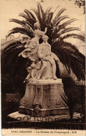 CPA GRASSE - La Statue De Fragonard (194820) - Grasse