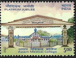 INDIA New ** 2022 Assam Medical College , Education, Health, Dieases , Doctor, Nurse, Healthcare MNH(**) Inde Indien - Ungebraucht