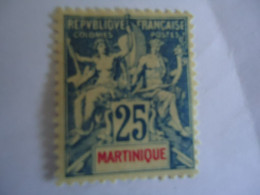 MARTINIQUE  FRANCE  COLONIES MLN STAMPS 25C - Andere & Zonder Classificatie