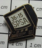 810e Pin's Pins / Beau Et Rare / THEME : INFORMATIQUE / MINITEL 36-15 SPSA - Informatique