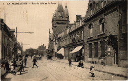 CPA La MADELEINE - Rue De LILLE Et La Poste (193614) - La Madeleine