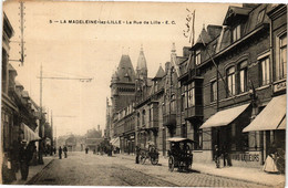CPA La MADELEINE-lez-LILLE - La Rue De LILLE (194567) - La Madeleine
