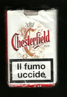 Tabacco Pacchetto Di Sigarette Italia - Chesterfield Red ( Morbide - Vecchio Pacchetto ) Da 20 Pezzi - Vuoto - Sigarettenkokers (leeg)
