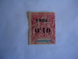 MARTINIQUE  FRANCE  COLONIES MLN STAMPS OVERPRINT 1904 50 - Otros & Sin Clasificación