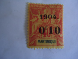 MARTINIQUE  FRANCE  COLONIES MLN  STAMPS OVERPRINT  1904 - Other & Unclassified