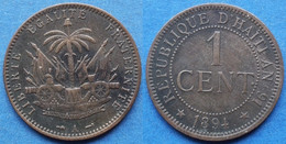 HAITI - 1 Centime 1894 A KM# 48 Republic (1863) - Edelweiss Coins - Haiti