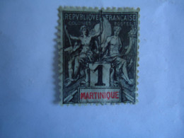 MARTINIQUE  FRANCE  COLONIES USED STAMPS 1C  WITH POSTMARK - Otros & Sin Clasificación