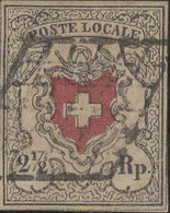 642296 USED SUIZA 1850 ESCUDO DE SUIZA - 1843-1852 Federal & Cantonal Stamps