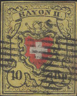 642300 USED SUIZA 1850 ESCUDO DE SUIZA - 1843-1852 Kantonalmarken Und Bundesmarken