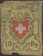 642320 USED SUIZA 1850 ESCUDO DE SUIZA - 1843-1852 Kantonalmarken Und Bundesmarken