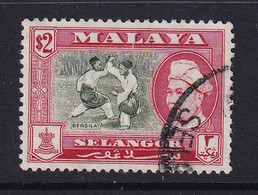 Malaya - Selangor: 1957/61   Sultan Hisamud-din Shah - Pictorial   SG126    $2   [Perf: 12½]   Used - Selangor