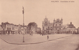 Malines  Mechelen  Grand'place Et Halles   Imprimerie Artistique Dr M Huss Luxembourg N° 62 - Mechelen