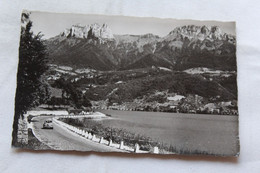 Cpsm 1961, Doussard, Lac D'Annecy, Bout Du Lac, Dents De Lanfon, Haute Savoie 74 - Doussard