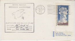 USA Driftstation ICE-ISLAND T-3 Cover Ca Fletcher's  Ice Island T-3 22 MAY 1972  Ca Barrow  (DR160) - Stations Scientifiques & Stations Dérivantes Arctiques