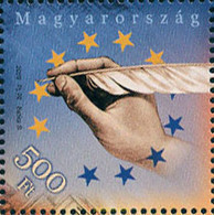 127639 MNH HUNGRIA 2003 ADHESION A LA UNION EUROPEA - Usado