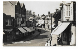 Real Photo Postcard, East Midlands, Northamptonshire, Rushden, Wills Corner, Road, Street, Shops, People. - Northamptonshire
