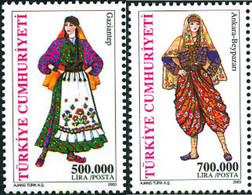 349381 MNH TURQUIA 2003 TRAJES TIPICOS - Collezioni & Lotti