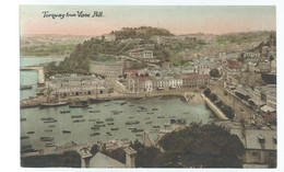 Devon Postcard Torquay From Vane Hill E.hardman Unused - Torquay