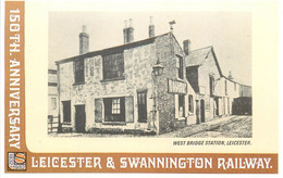 Dalkeith Publishing Railway Related Classic Poster Postcard Leicester Swannington Railway West Bridge Station - Matériel