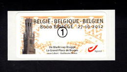 1658147879  2012 (XX) POSTFRIS MINT NEVER HINGED  OCB  ATM140 - DE MARKT VAN BRUGGE - LA GRAND-PLACE DE BRUGES - 2000-2019