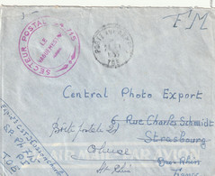 FRANCE LETTRE 1955 POSTE AUX ARMEES SECTEUR POSTAL 84 715 - Otros & Sin Clasificación