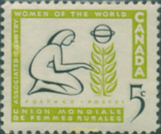 129764 MNH CANADA 1959 UNION MUNDIAL DE LAS MUJERES DEL CAMPO - 1952-1960