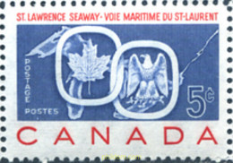 129768 MNH CANADA 1959 INAGURACION DEL LA RUTA MARITIMA DE SAINT-LAURENT - 1952-1960