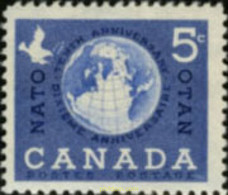 129763 MNH CANADA 1959 10 ANIVERSARIO DE LA OTAN - 1952-1960