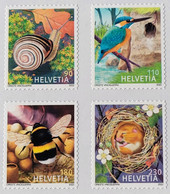 2022 Zu 1873-1876 / SBK 1869-1872 / Mi 2761-2764 Animaux **/MNH - Unused Stamps