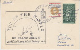 USA Driftstation ARLIS-II Card  Ca Barrow 8 OCT 1962 (RD170) - Stations Scientifiques & Stations Dérivantes Arctiques
