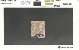 56998 ) Italy Parma  1857  Postmark Cancel - Parma