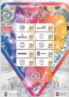 GB  STAMPEX Smilers Sheets   -  Spring 2016 - 60 Years Of Stampex - Personalisierte Briefmarken